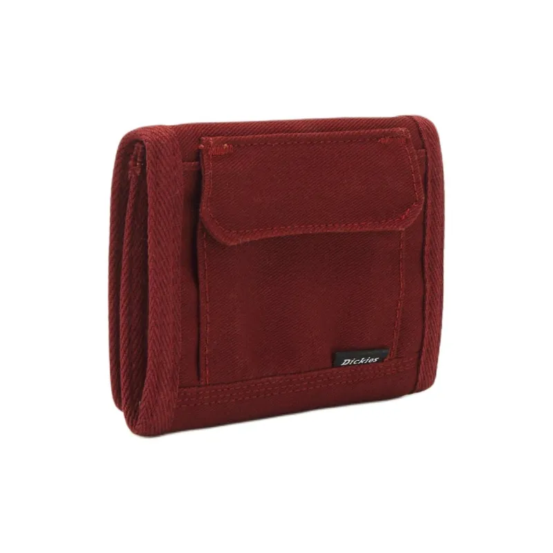 Dickies Cotton Wallet Unisex Burnt Brick Red-1