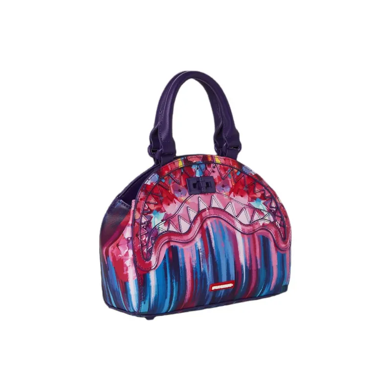 SPRAYGROUND PVC Shoulder Bag Crossbody Bag Handbag Women's Red Purple-2