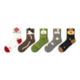 Well-Behaved Quarter Crew Socks-5 Pack 7A Antibacterial