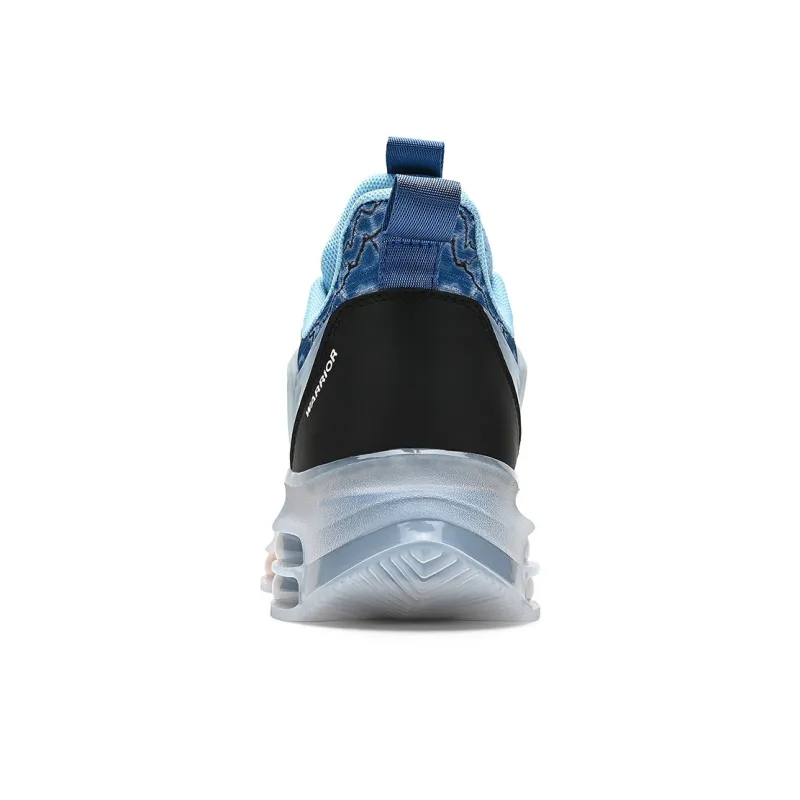 WARRIOR Chunky Sneakers Men Low Top White Blue White Hulan/White Blue Orange Black/White Black-4