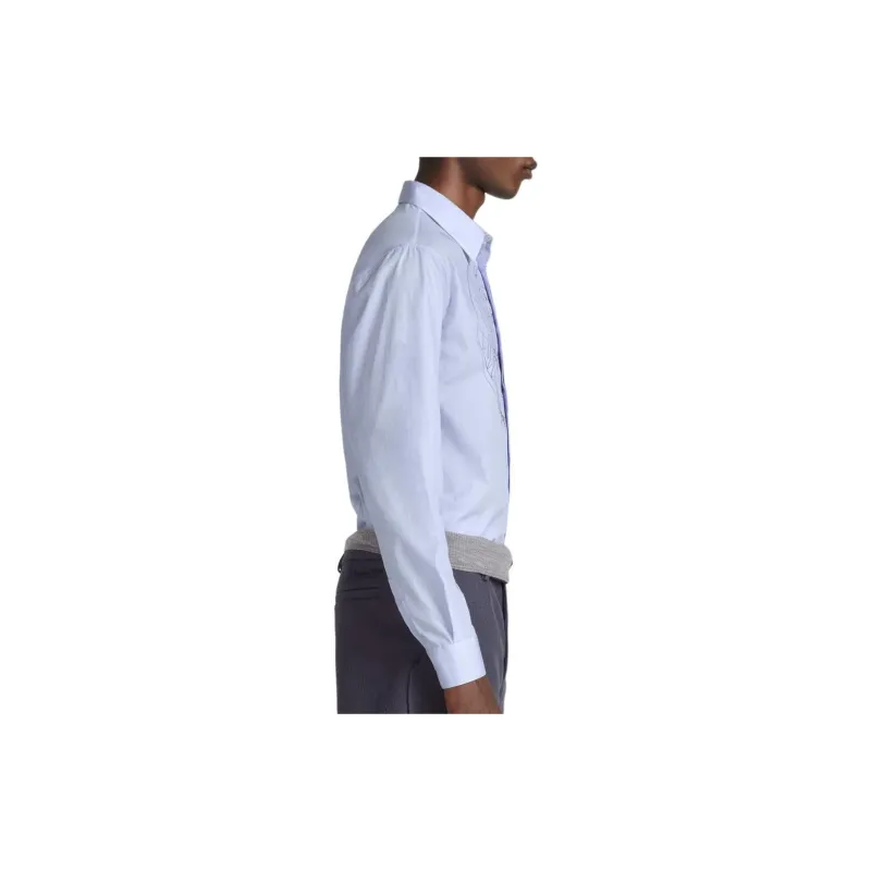 DIOR Shirts Men Blue-4