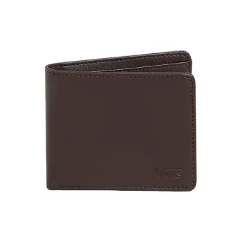 Vans Drop V Polyester Wallet Men's Dark Brown