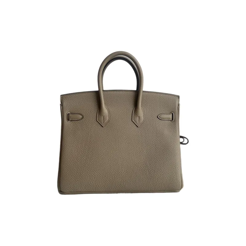 HERMES Birkin Togo Calfskin Birkin Bag Handbag Regular Unisex 8Q BEIGE MARFA Beige-3