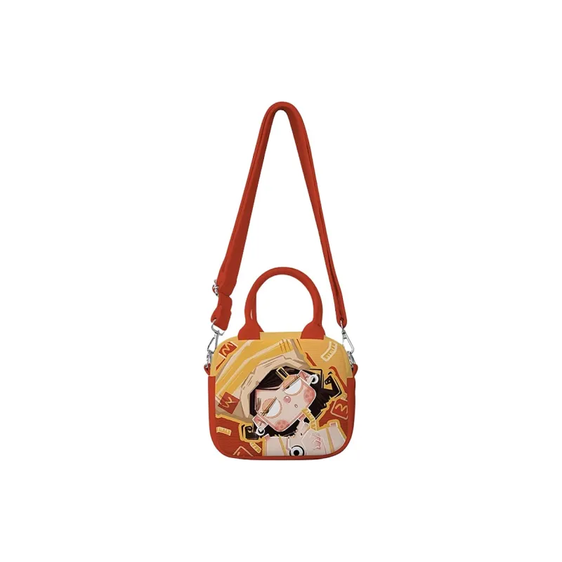 AOSONG Suede Technology Fabric Crossbody One Shoulder Handbag Regular Unisex So It's McDonald's.-0