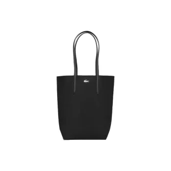 LACOSTE Polyamide Tote Bag, Shopping Bag, Handbag, Shoulder Bag Regular Women's Black