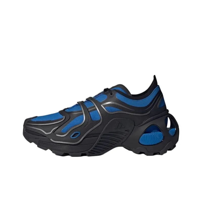 Adidas Edge Runner Anti Slip Wear Resistant Low Top Casual Shoes Unisex Black Blue-0