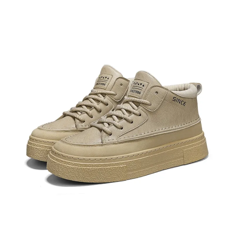 M.M Party Anti Slip And Wear Resistant Balance Mid Top Skateboard Shoes Men's-16
