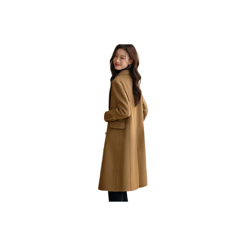 Mo Han Yi Mei Coats Women's Warm Camel-1