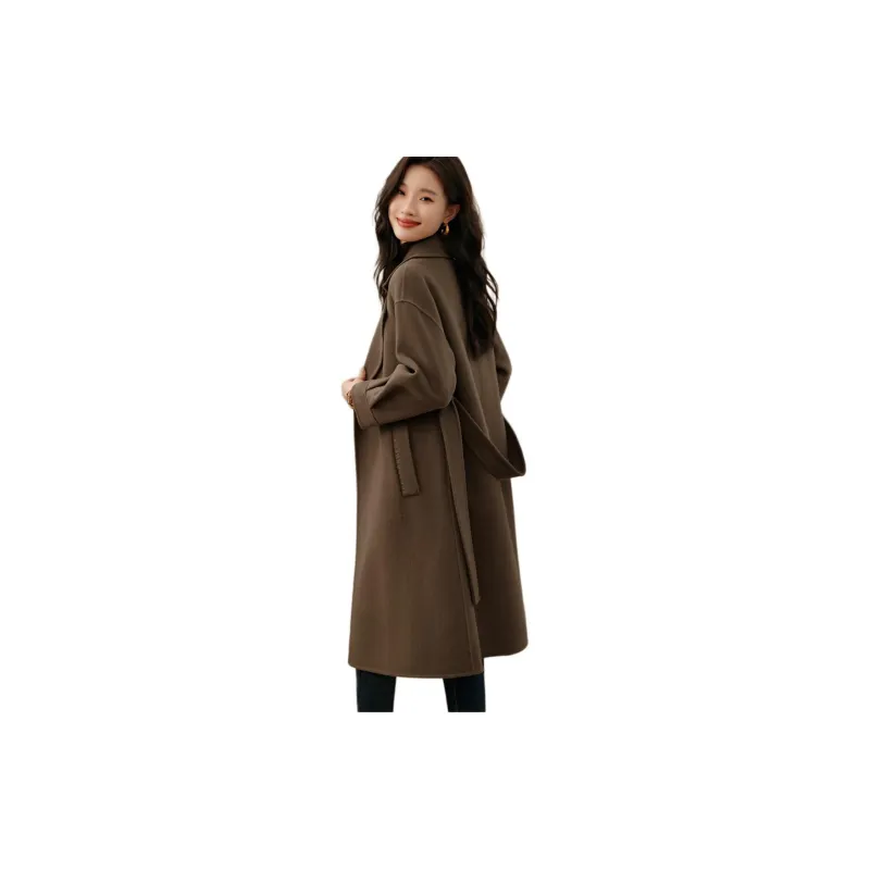 Mo Han Yi Mei Coat Women's Coffee-1