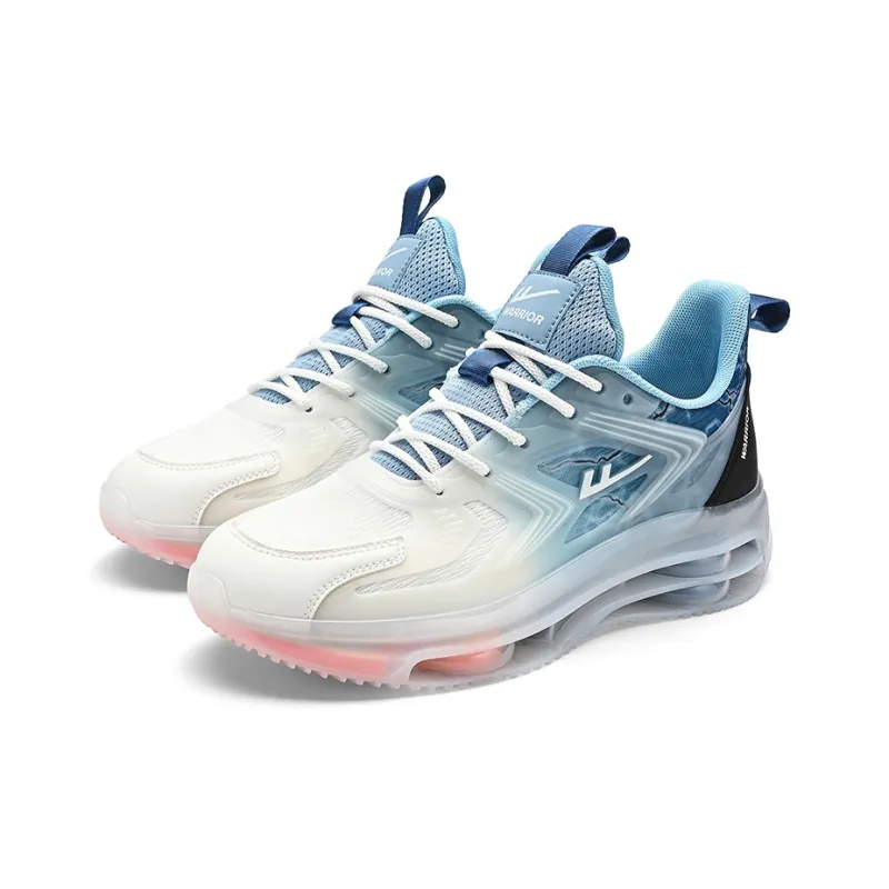 WARRIOR Chunky Sneakers Men Low Top White Blue White Hulan/White Blue Orange Black/White Black-2