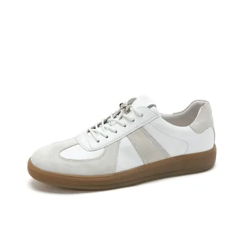 Satchi Low Top Skateboard Shoes Men's White Gray