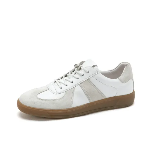 Satchi Low Top Skateboard Shoes Men's White Gray