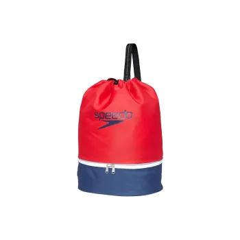 Speedo Polyester Backpack Unisex Red & Marine Blue
