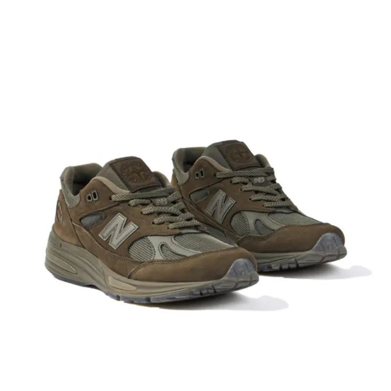 New Balance 991v2 MiUK Stone Island Ghost Pack Green-2