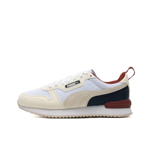 PUMA R78 Anti Slip Wear Resistant Low Top Casual Shoes Unisex Ecru
