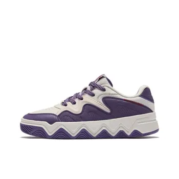 Erke Focus Anti Slip Wear Resistant Low Top Skateboard Shoes Women's Pale Wood Gray Mauve