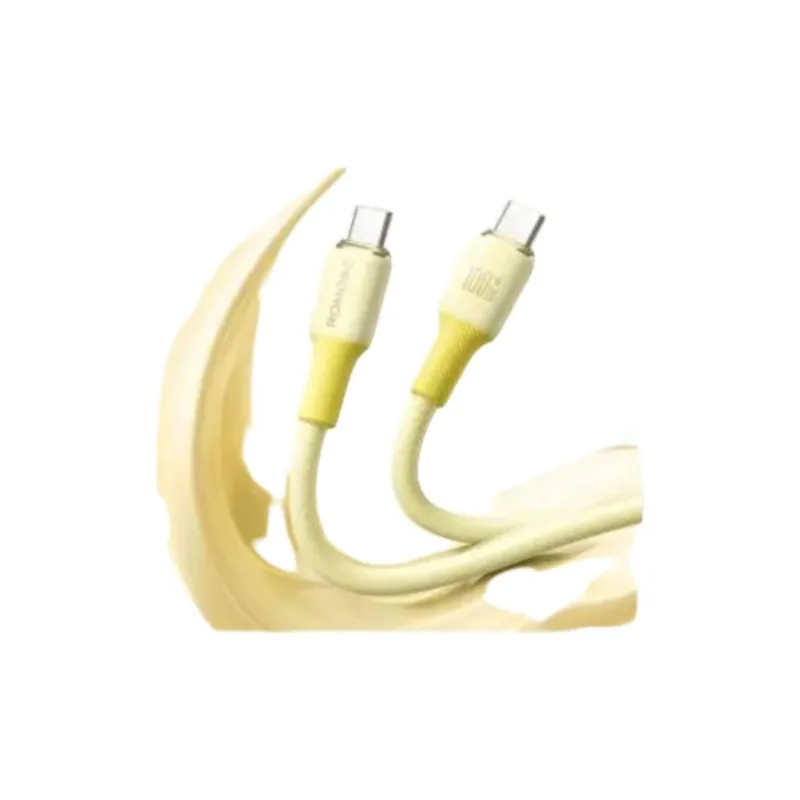 ROMOSS 1.2m/2m Type c To Type c 100W Fast Charging No Heat Compatible With IPhone 15 Series Liquid Silicone Cable-3