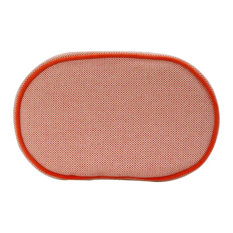 HERMES Canvas Backpack Women's Orange & Raspberry Red-6