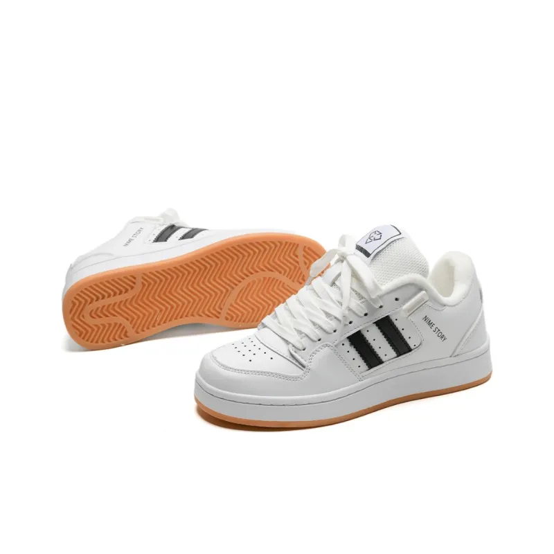 CHERRY&KALIKA Slip Resistant, Abrasion Resistant, Lightweight, Height Increasing Low Top Skateboard Shoes Unisex-8