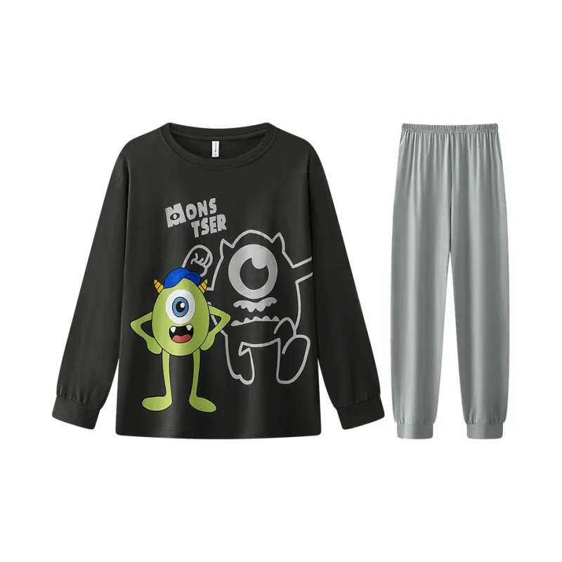 Lan Miao Pajama Set Men's Green-2