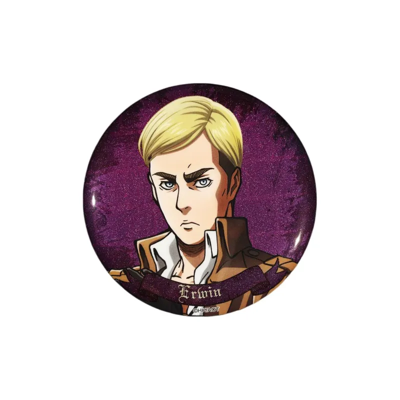 BOOM COMIC Attack On Titan S2 Shimmer Gold Onion Character Illustration Badges-6