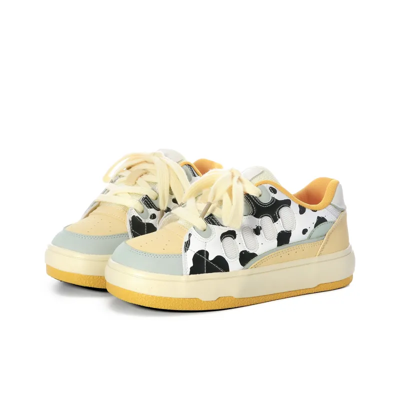 Cob Slip Resistant, Lightweight, And Breathable Low Top Skateboard Shoes Women's-6