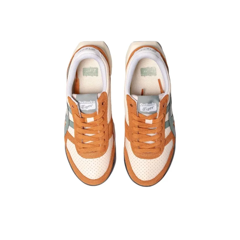 Onitsuka Tiger Ultimate 81 Anti Slip Wear Resistant Low Top Casual Shoes Unisex Orange Pink Green-2