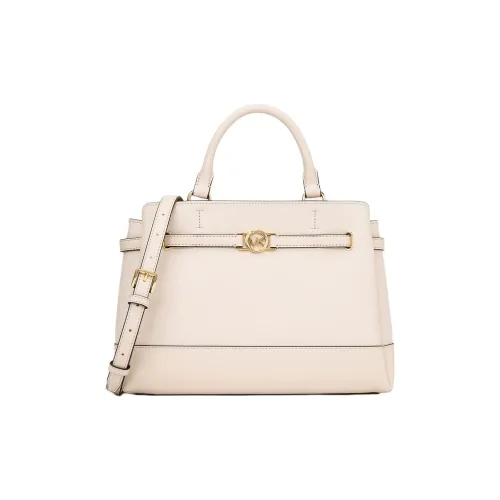 MICHAEL KORS Cow Leather Shoulder Bag, Crossbody Bag, Handbag Tubas Women's Ivory