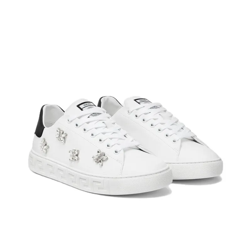 FANSIZHE Greca Low Top Skateboard Shoes Women's White-2