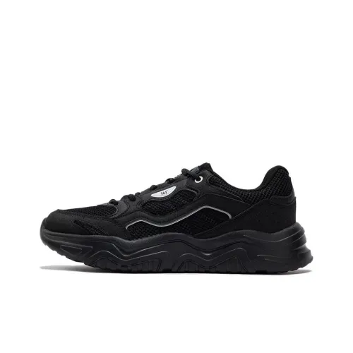361° Abrasion-Resistant Slip-Resistant Low-Top Casual Shoes Men's Black