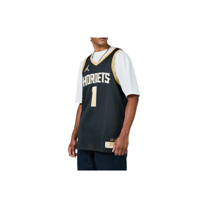 Jordan LaMelo Ball Charlotte Hornets 2024 Select Series Men's Jordan Dri FIT Nba Swingman Jersey-3