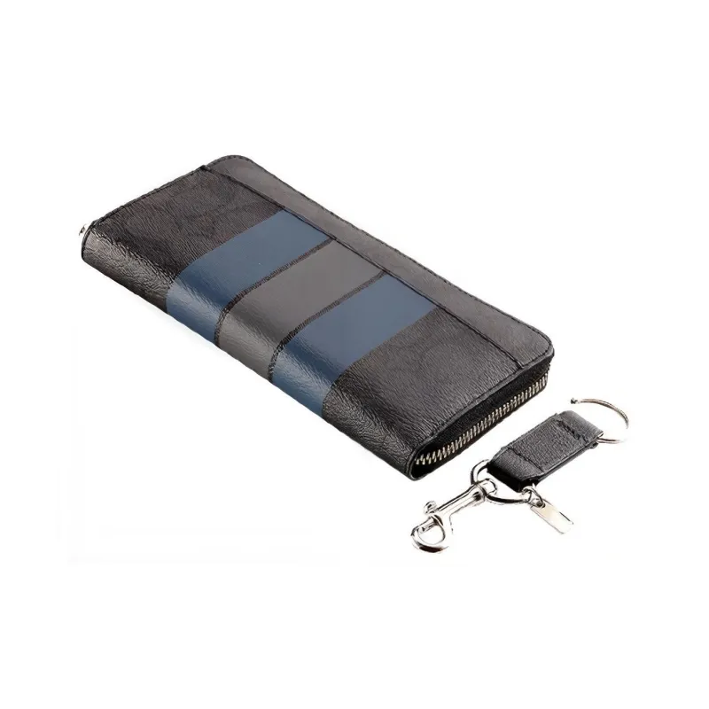 COACH Boxed Leather Wallet Trumpets Men's Black-2