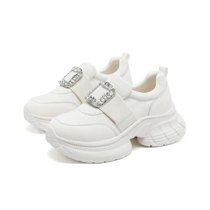 RED DRAGONFLY Height Increasing Shoes Height Increasing Lightweight Low Top Casual Shoes Women's Black Beige-10