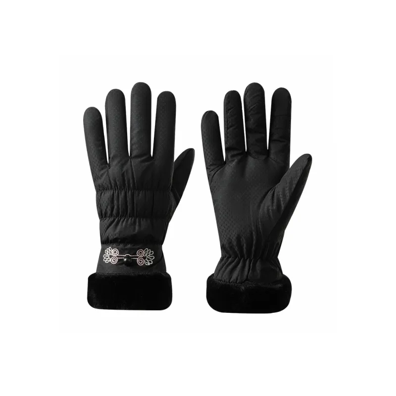 NANJIREN Thickened Warm Gloves Women's-8