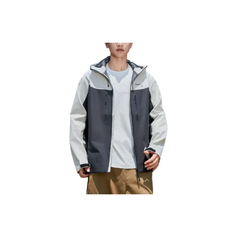 361° Warm Breathable Windproof Windbreaker Jacket Men's Slate Gray/Glacier Gray-1