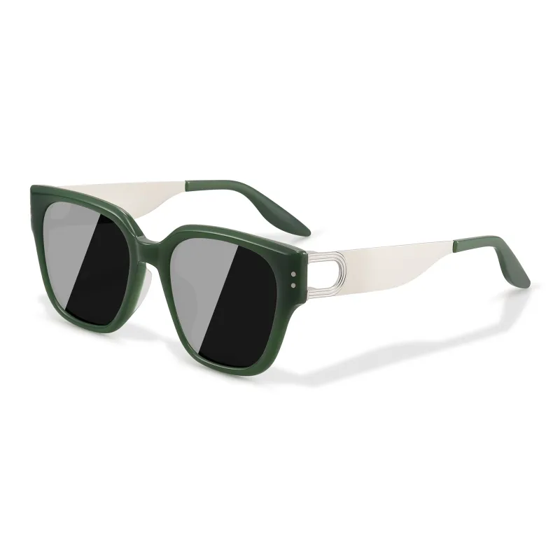 SUYAN Plate Frame Square Sunglasses Unisex-5