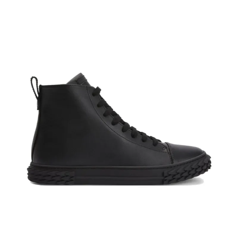 Giuseppe Zanotti/GZ Blabber Ecoblabber High Top Stylish Skateboarding Shoes Men's Black-1