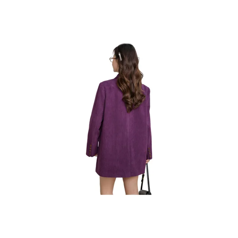 DAMABAIFENBAI Business Suit Women's Fig Purple-1