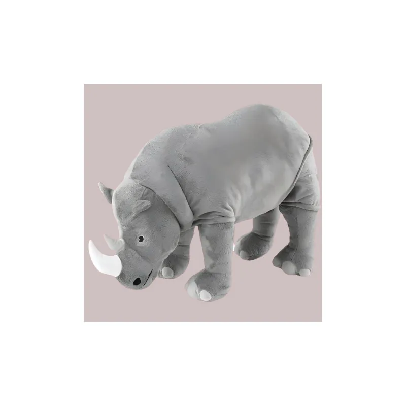 IKEA DJUNGELSKOG Jungsukog Rhinoceros Dolls Plush Doll 60cm Height-3