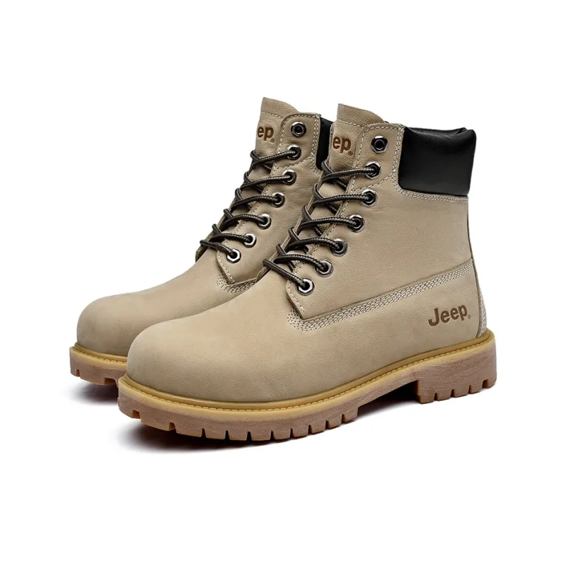 Jeep Outdoor British Style Short Martin Boot Unisex-17