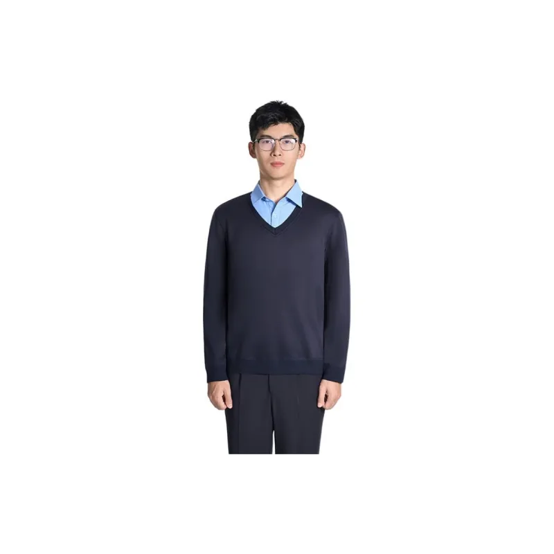 Shu Family Sweater Unisex Navy Blue-2