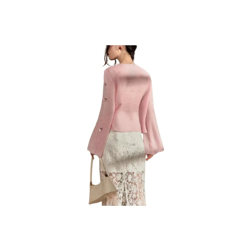 QIAOYUHUAZUN Knitwear Women's Pink-1