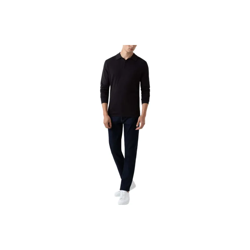 SUNSPEL Polo Shirts Men Black-1