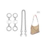 (Silver) Moon Extender Chain *2+Decorative Chain 45cm