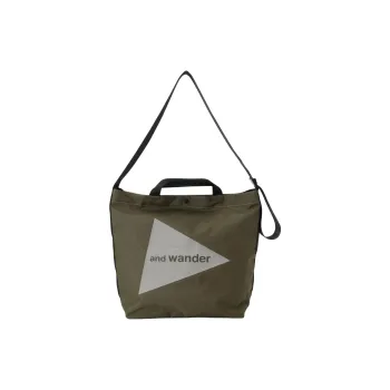 And Wander Polyester Shoulder Bag, Crossbody Bag, Handbag Regular Men's Khaki