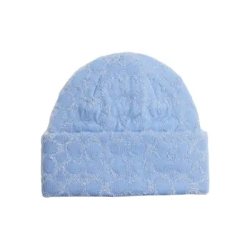COACH Cotton Beanies Unisex Blue