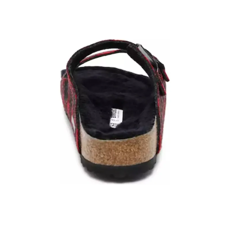 Birkenstock Abrasion-Resistant Slide Slippers Unisex Red Standard Version-5