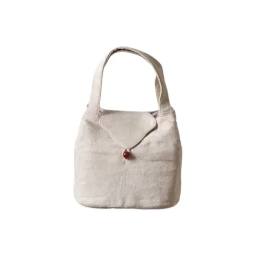 ALOENEY Linen Storage Bag Unisex White/Cyan/Purple/Pink