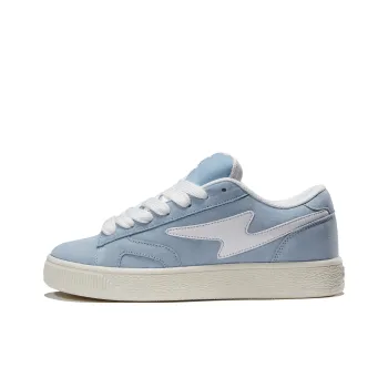 GZOZ Coverage Cushioning Wear Resistant Low Top Skateboard Shoes Unisex Ice Clear Blue