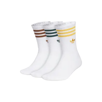 Adidas Originals Mid Calf Socks Unisex 3 Pack White